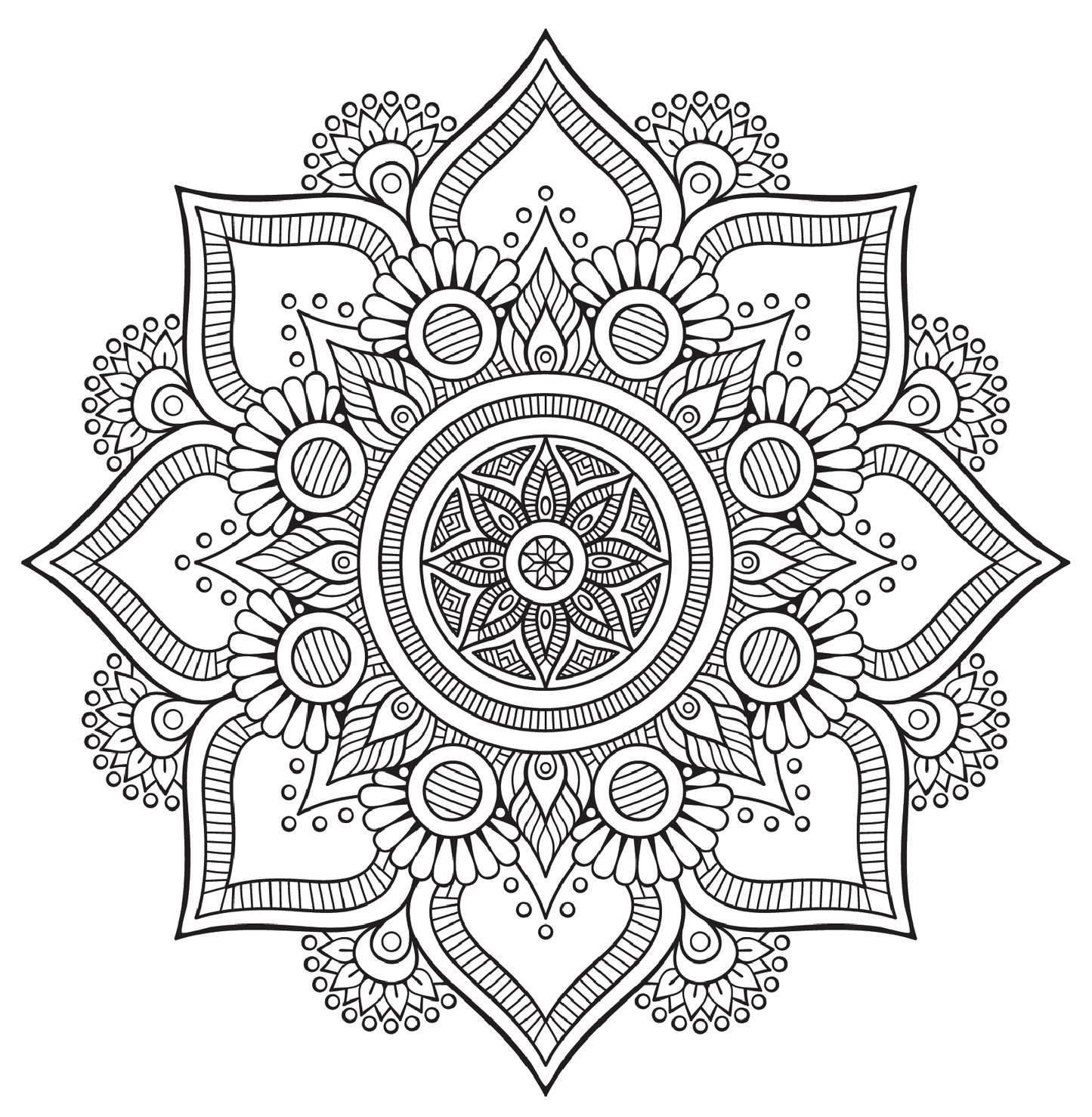 Mandala MN-1007 14.19 X 14.51 cm