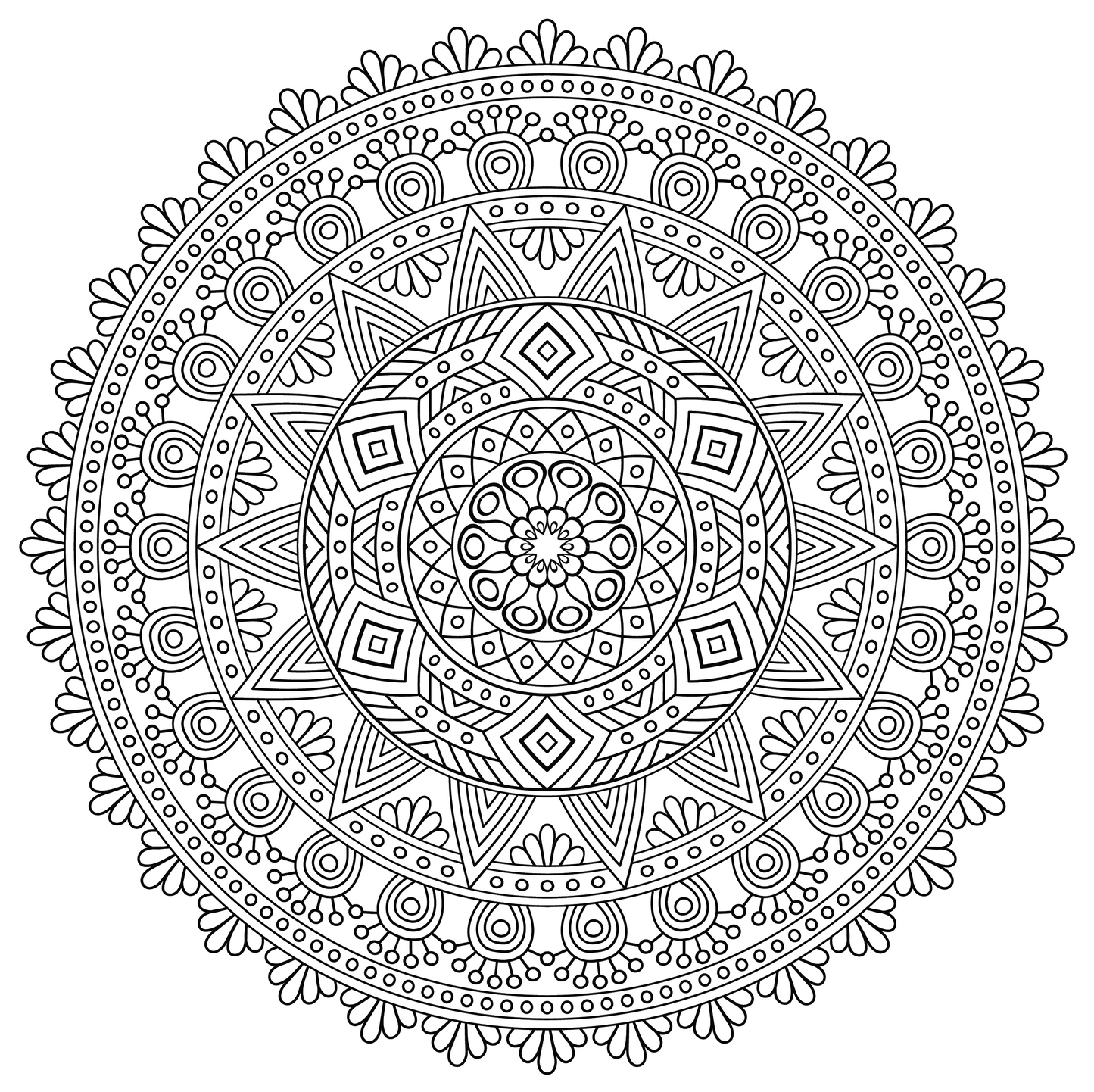 Mandala MN-1021 29 X 29 cm