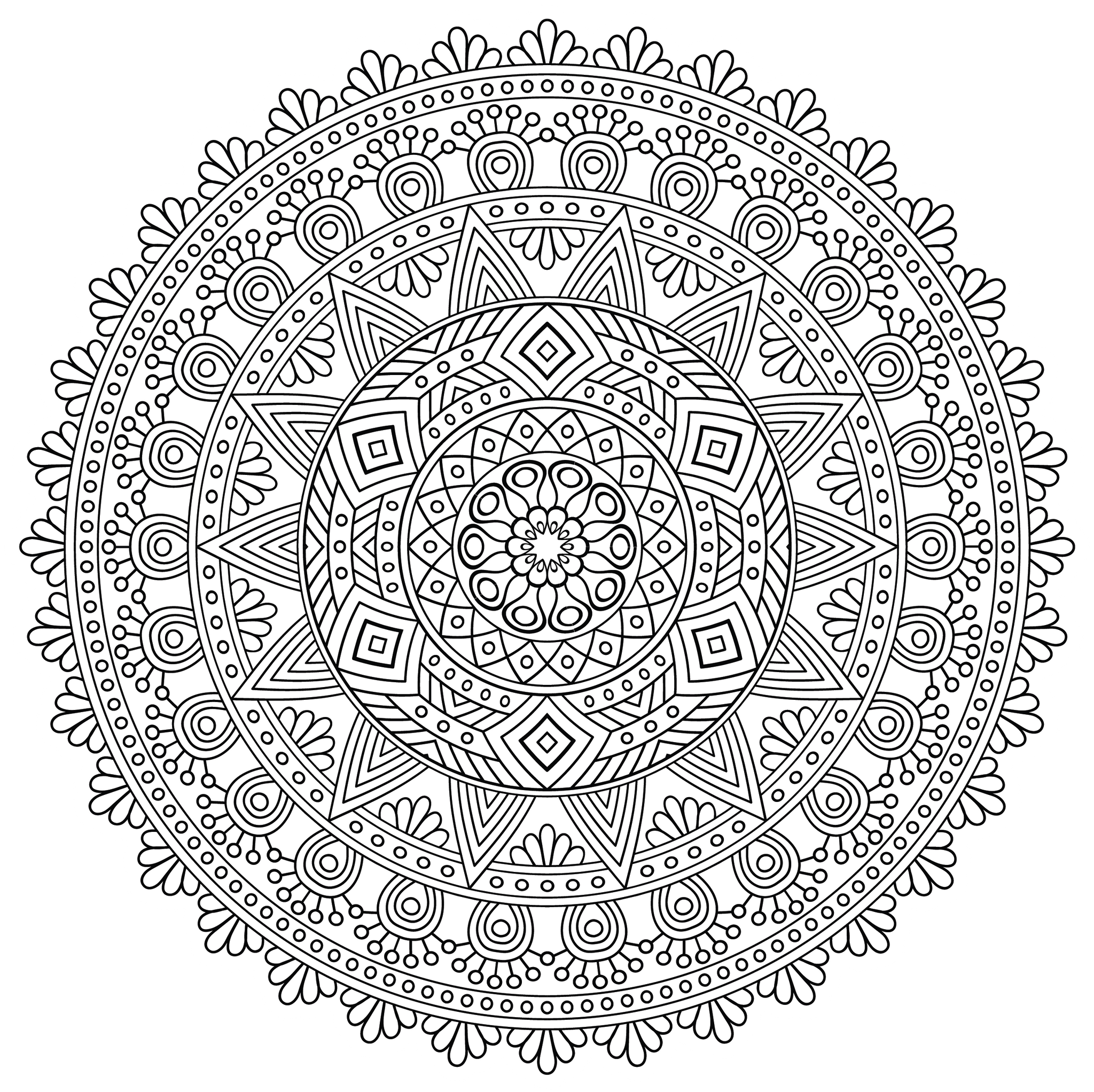 Mandala MN-1021 29 X 29 cm
