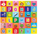 English alphabet 22.5 x 30 cm FL-3028