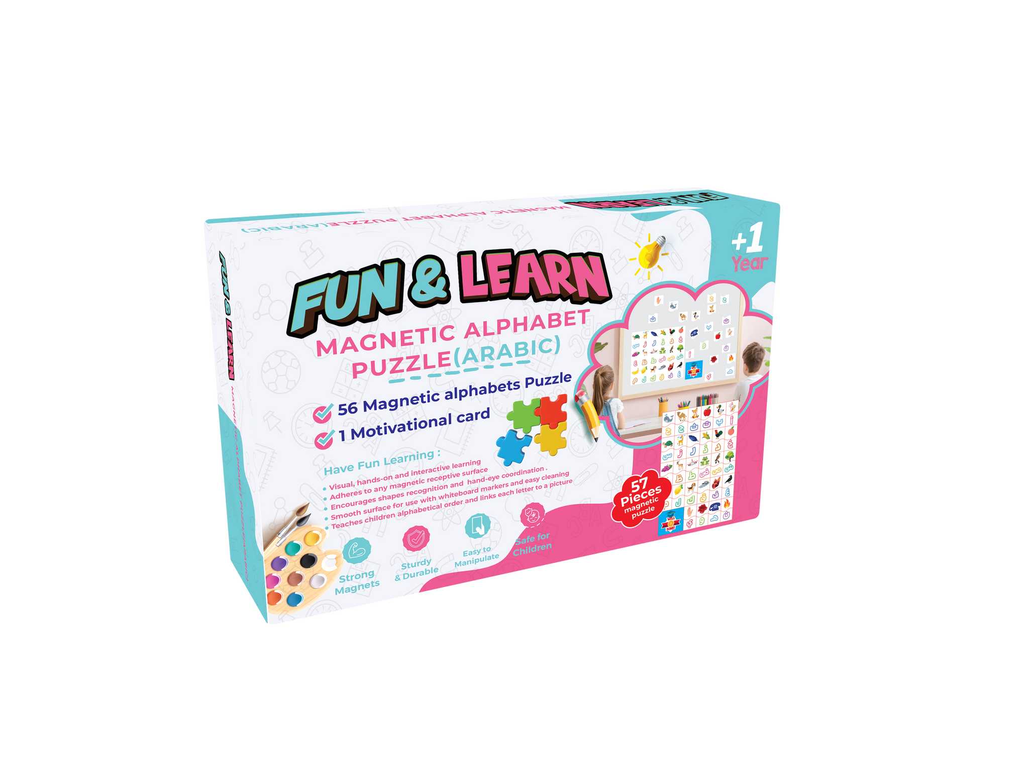 Arabic alphabet FL-3030 22.5X30 CM